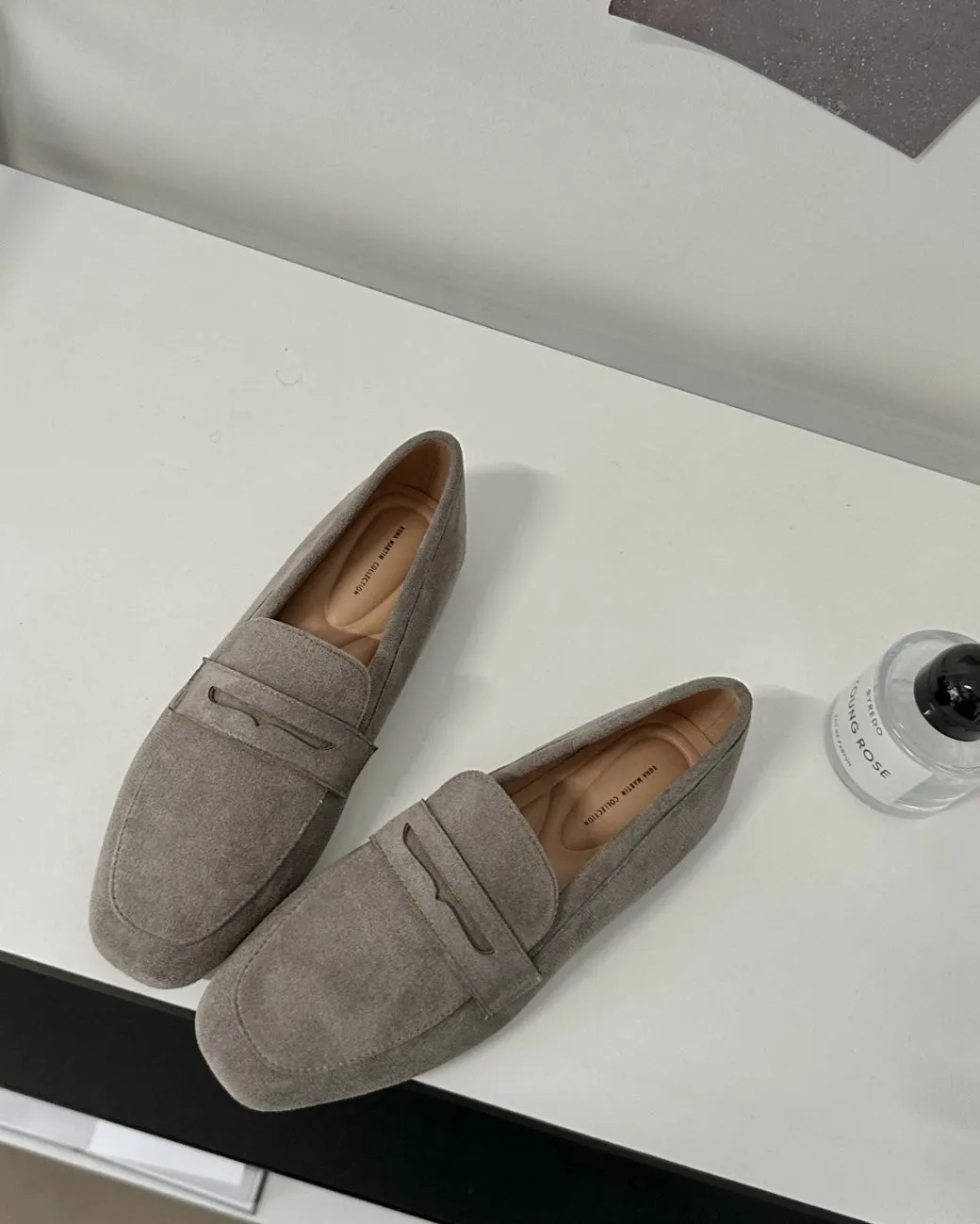 [ Pre-order ] Suede Driving Cushion Loafers