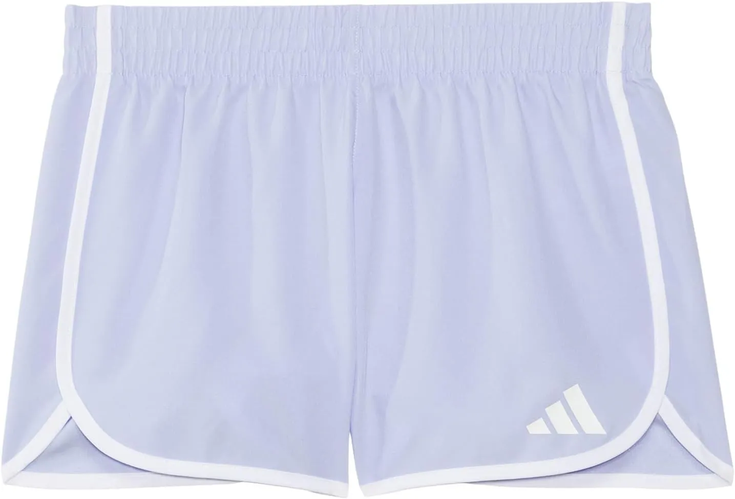 adidas Girls' Elastic Waistband Retro Woven Gym Shorts