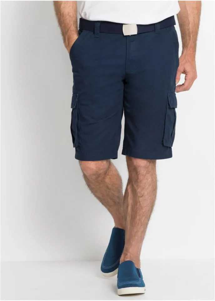 Bpc Selection loose fit cargo shorts, blue