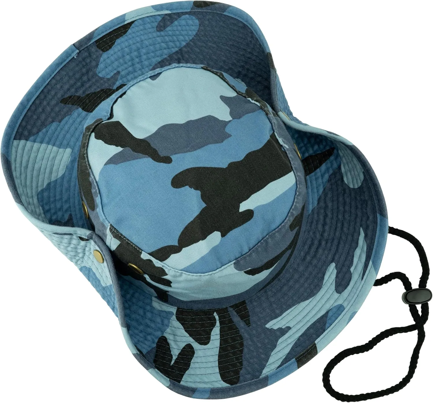 Gelante 100% Cotton Stone-Washed Adjustable Bucket Safari Boonie Sun Hats