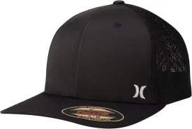 Hurley Men's Caps - Mini Icon Mesh Panel Baseball Cap - Fitted Hats for Men