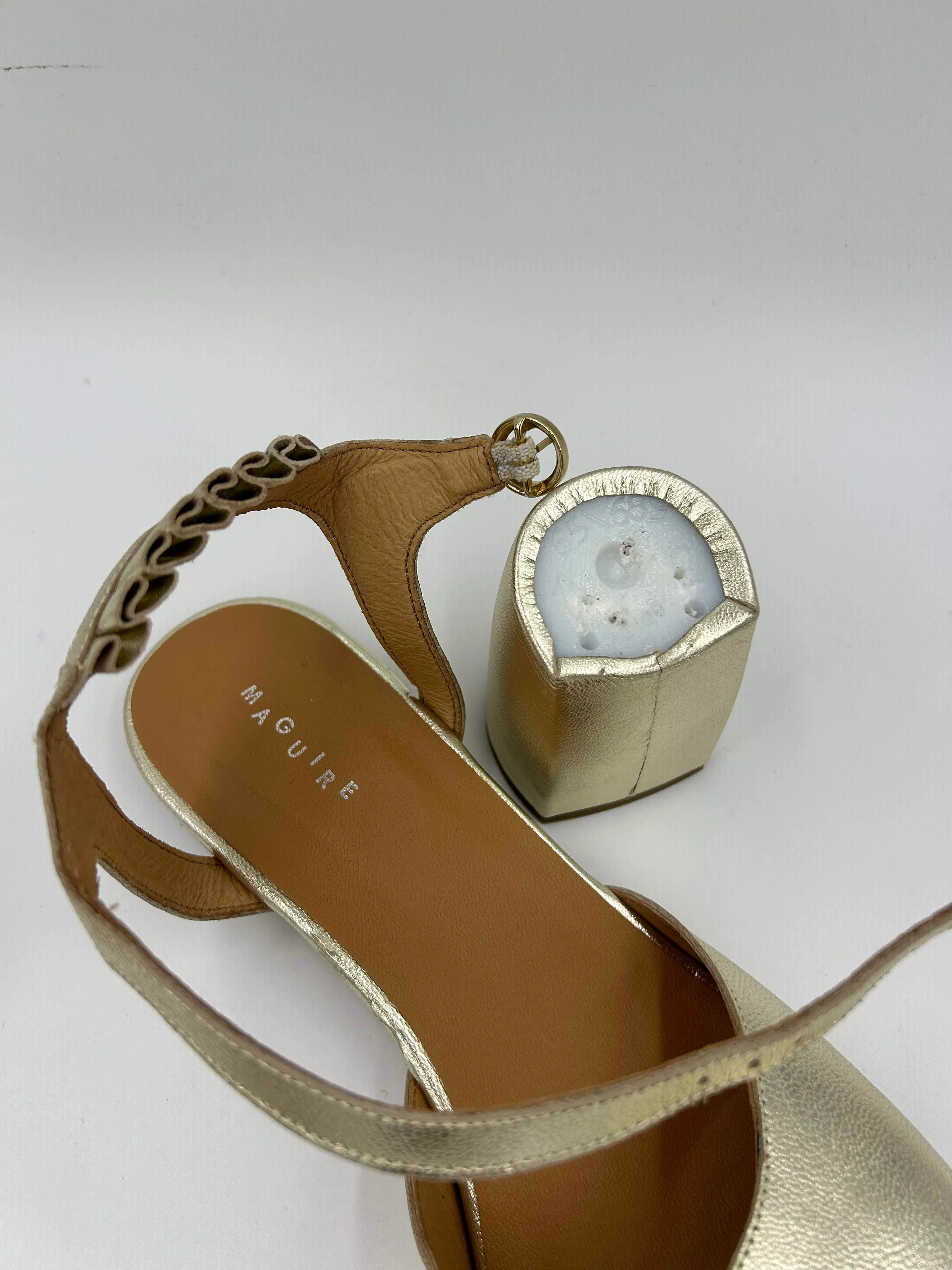 Imperfect Zamora Gold Heel