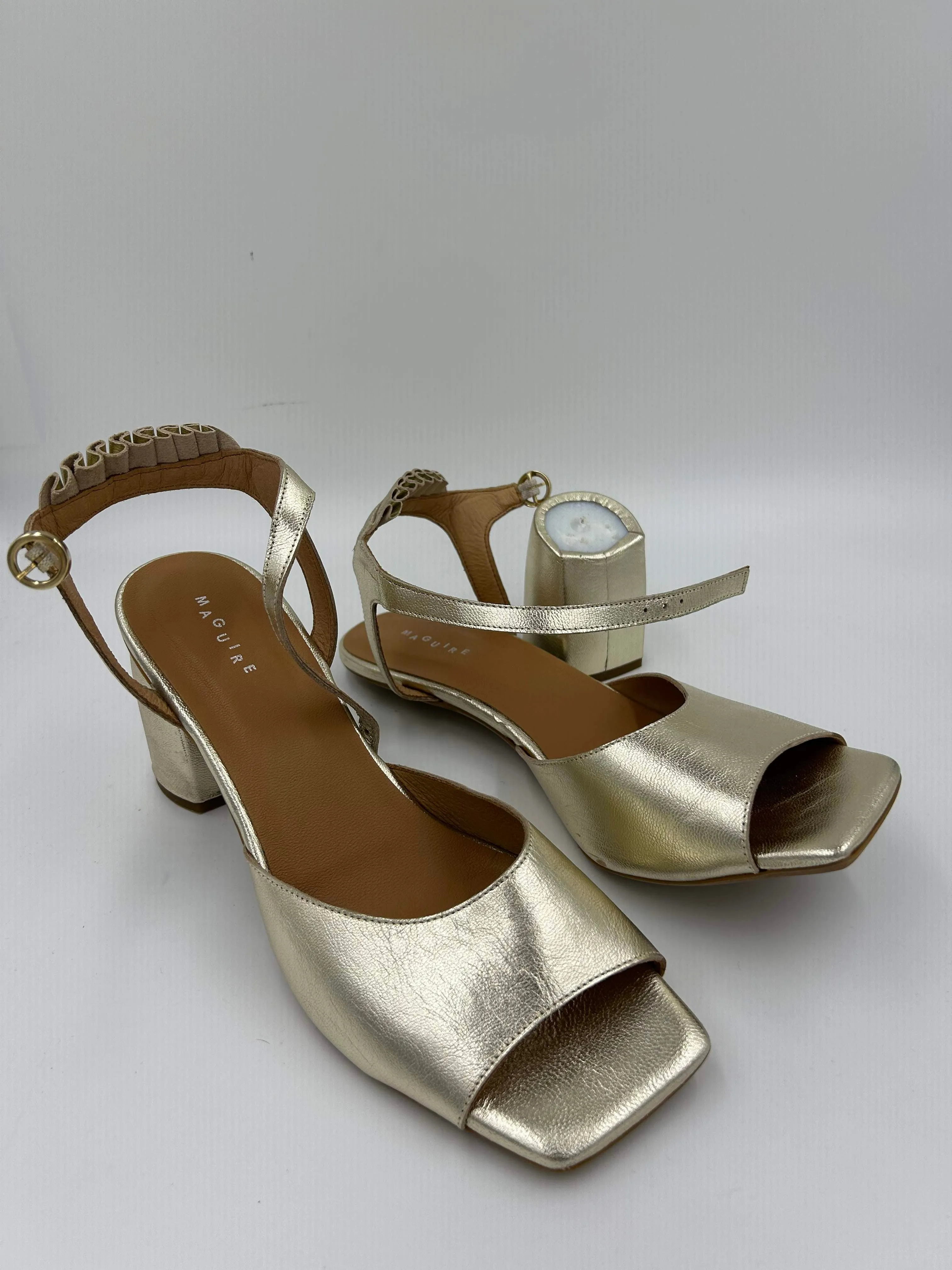 Imperfect Zamora Gold Heel