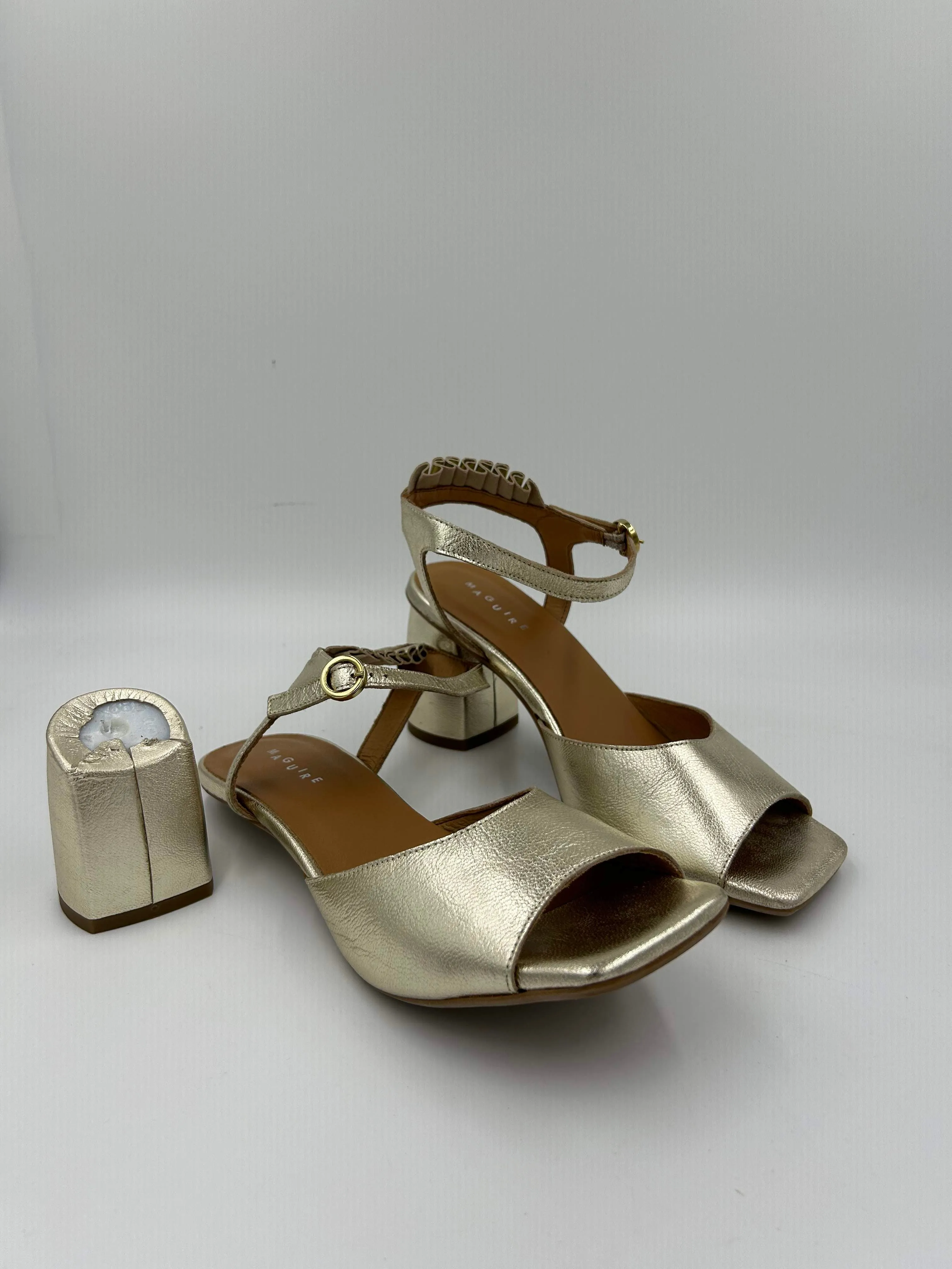 Imperfect Zamora Gold Heel