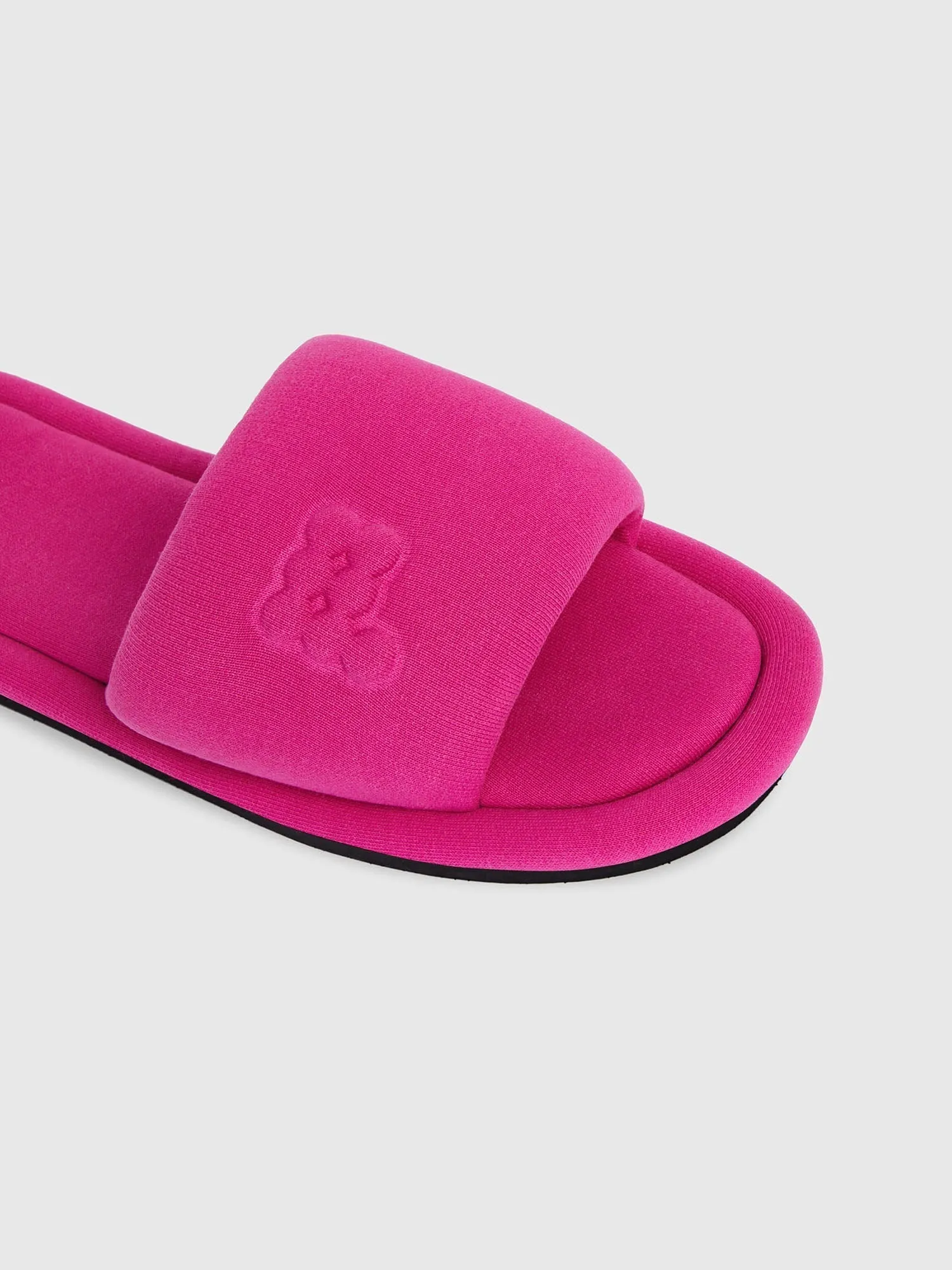 Jersey Slippers—foxglove pink