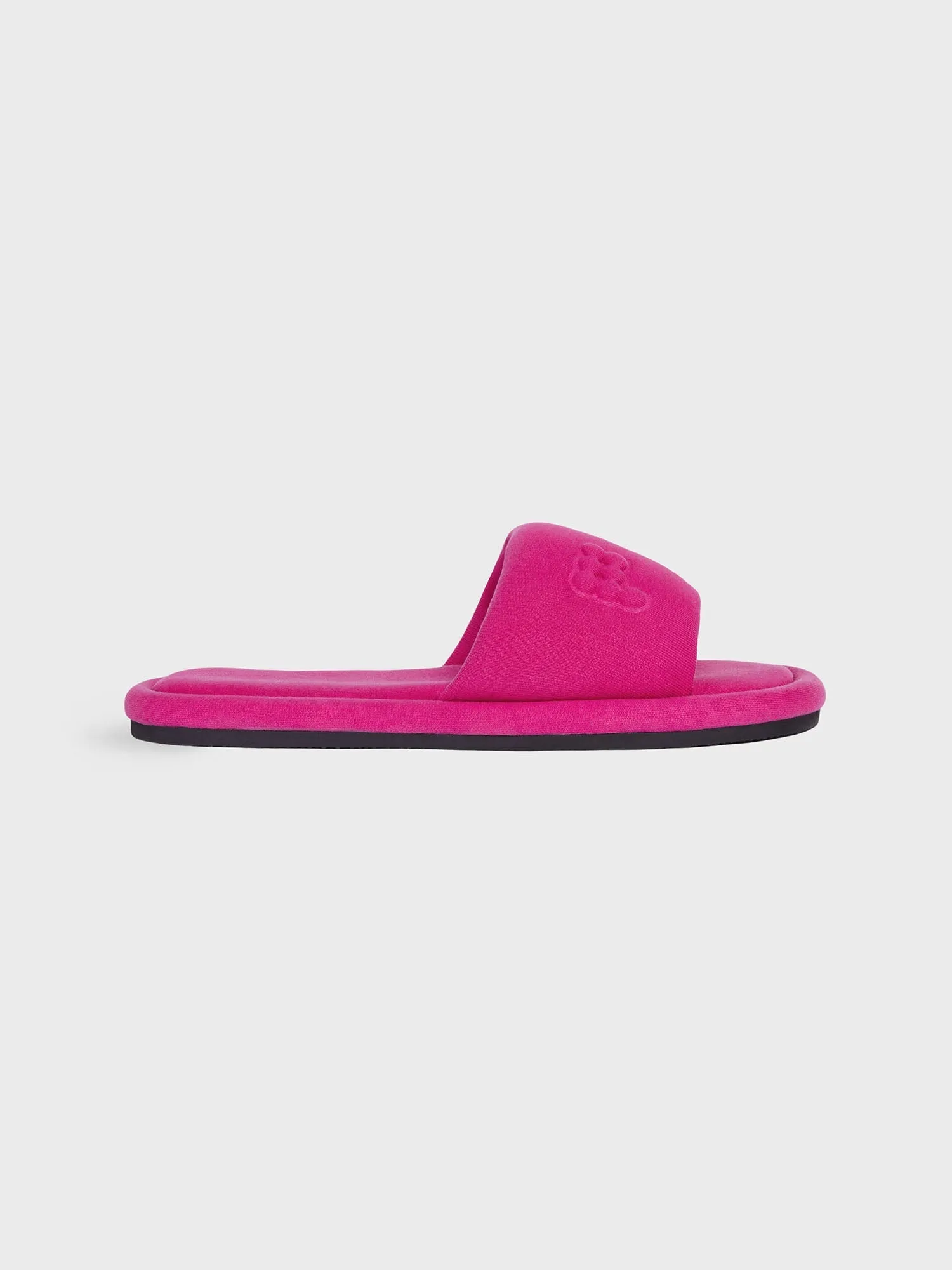 Jersey Slippers—foxglove pink