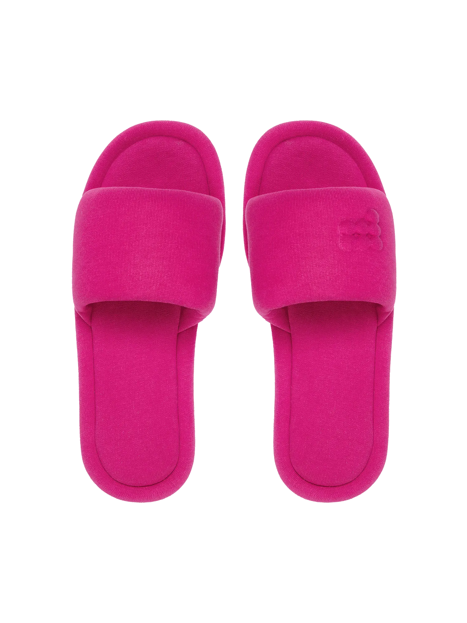 Jersey Slippers—foxglove pink