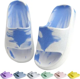 KOUECI Kids Cloud Slides Boys Girls Shower Slippers Slip on Slide Sandals Non-slip Summer Beach Pool Shoes