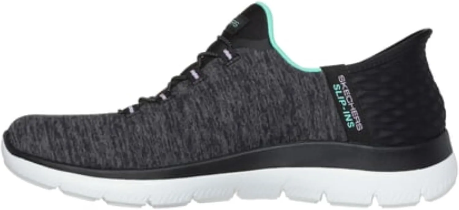 Skechers Women's Summits Hands-Free Slip-Ins ?C Memory Foam Insole, Heel Pillow, Vegan Materials Sneakers