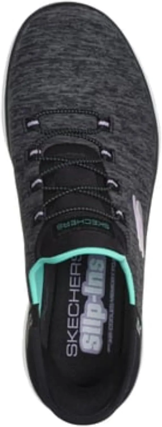 Skechers Women's Summits Hands-Free Slip-Ins ?C Memory Foam Insole, Heel Pillow, Vegan Materials Sneakers