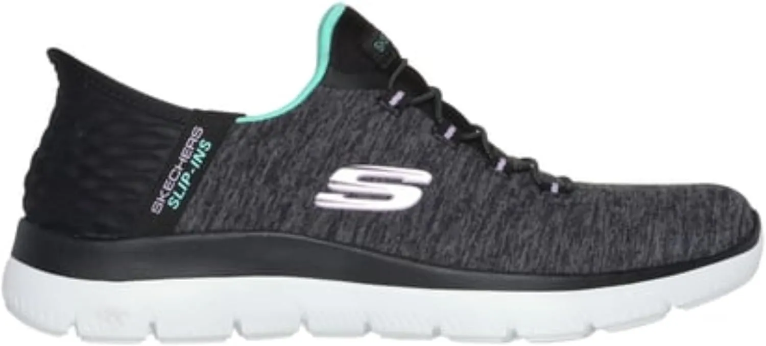 Skechers Women's Summits Hands-Free Slip-Ins ?C Memory Foam Insole, Heel Pillow, Vegan Materials Sneakers