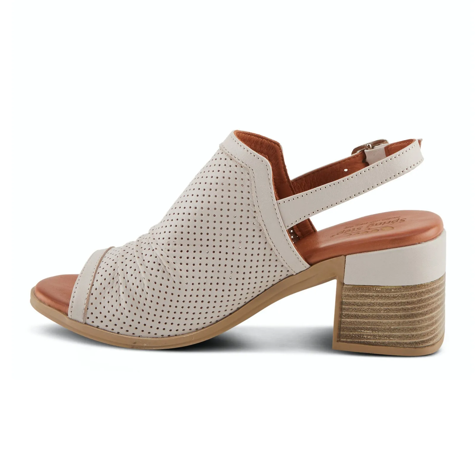 Spring Step Noctium Heeled Sandal (Women) - Stone