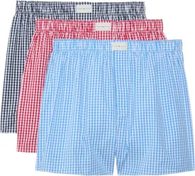 Tommy Hilfiger Men??s Cotton Classics 3-Pack Woven Boxer