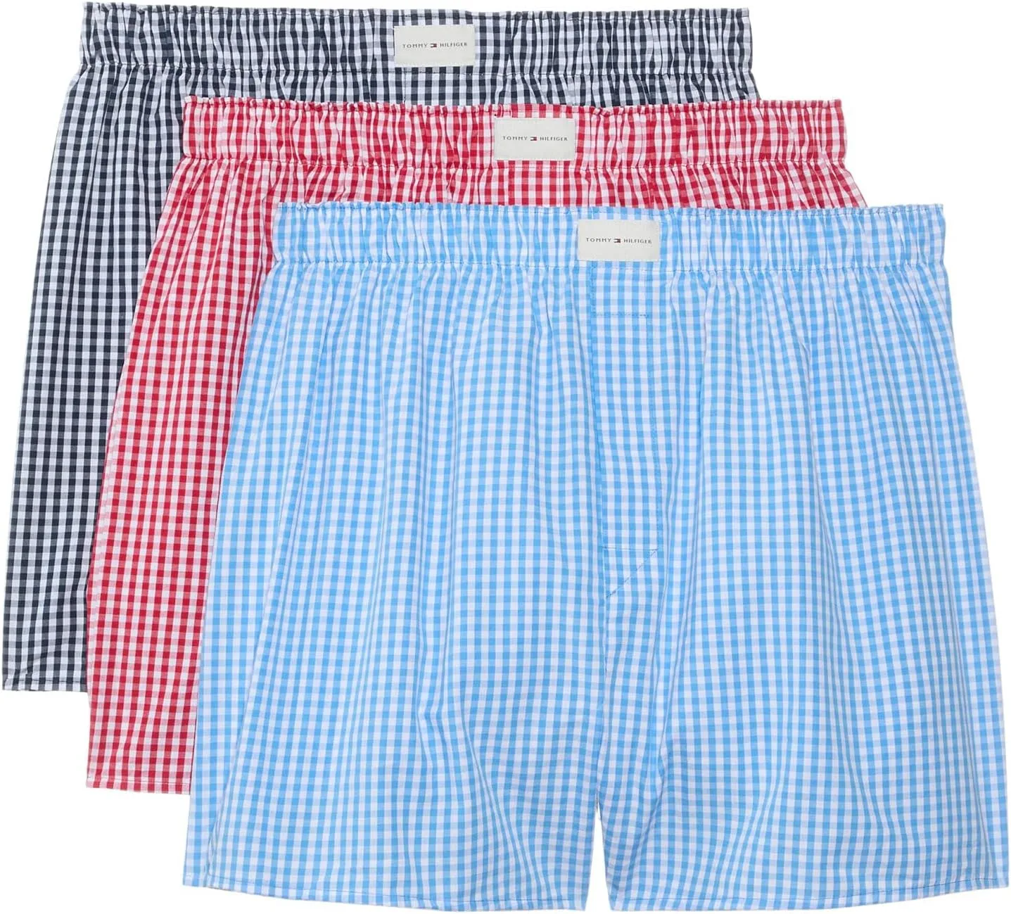 Tommy Hilfiger Men??s Cotton Classics 3-Pack Woven Boxer