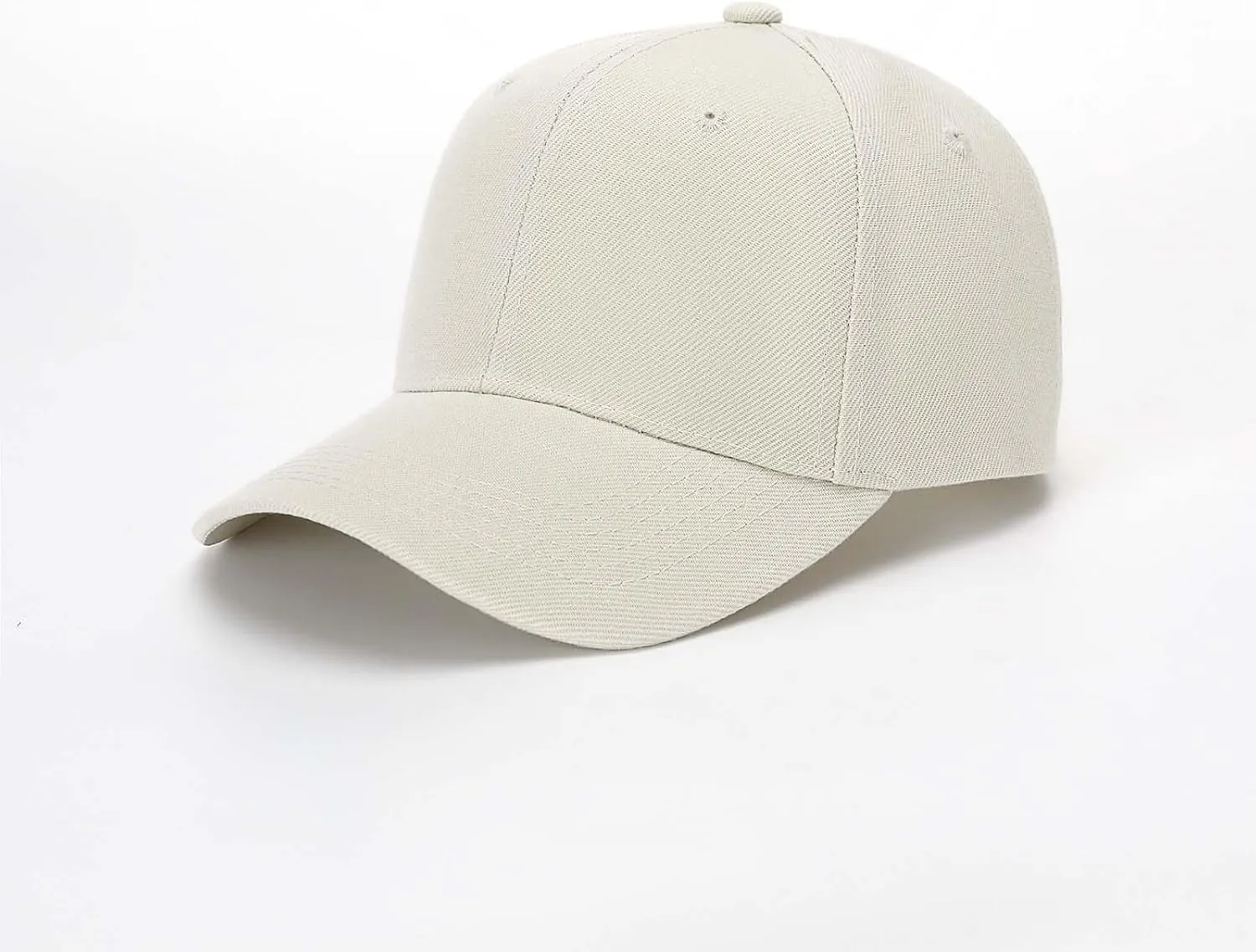 ZH Plain Adjustable Baseball Cap - Lot of 12 Unisex Blank Design Caps